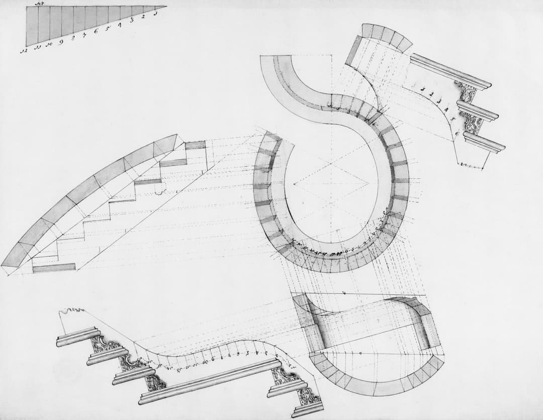 architectural design process concept sketches construction drawings