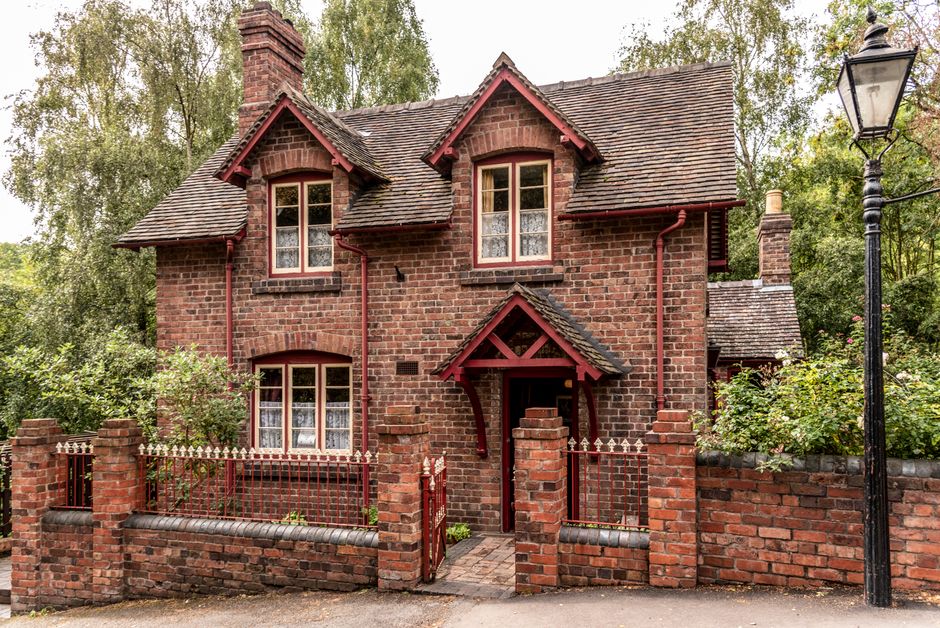 classic English cottage exterior